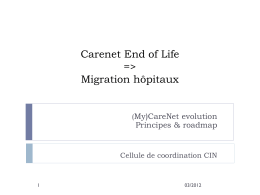 CP-Nippin-OA (My)CareNet roadmap h&ocirc;pitaux 201203 v3
