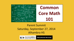 09-27_ Parent Summit_ CCSS Math
