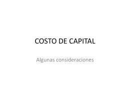 COSTO DE CAPITAL (76661)