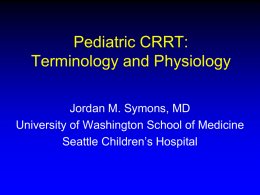 Symons-Term-Physio pAKI - Pediatric Continuous Renal