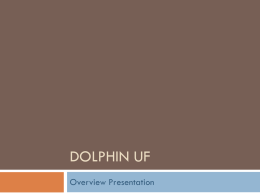DOLPHIN UF - Dolphin Ultra Filter