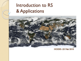 Introduction to RS