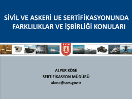 SSM - Alper Köse - Savunma Sanayii Müsteşarlığı