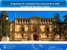 Diapositiva 1 - Universidad de Alcalá