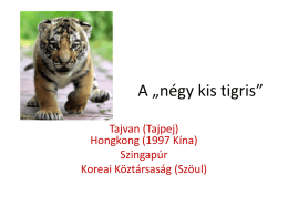 A *négy kis tigris*