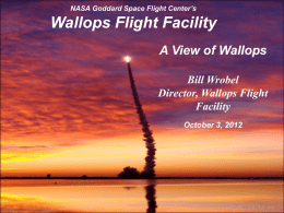 A View of Wallops - Bill Wrobel - Goddard Contractors Association