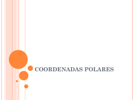 COORDENADAS POLARES - Páginas Personales UNAM