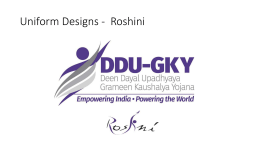 Uniform Designs Roshni - DDU-GKY