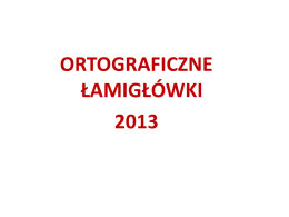 OL_2013 - Polskie Towarzystwo Dysleksji