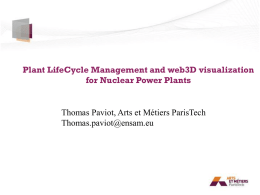 01-Plant LifeCycle Management and web3D visualization for