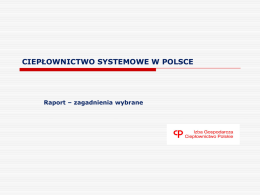 Ciepłownictwo w Polsce - 2011