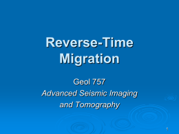 23. Reverse-Time Migration