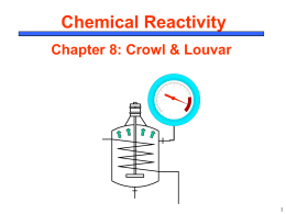 Chemical Reactivity Hazards