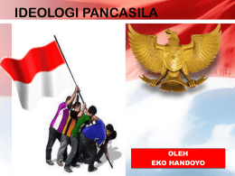 Ideologi Pancasila.