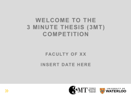 3MT Powerpoint template for chairs
