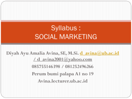 syllabus social marketing