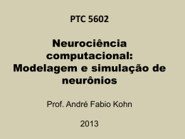 PTC 5602 Neurociência computacional