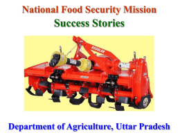 Success Story (UP) - National Food Security Mission