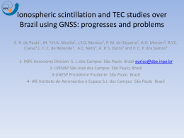 Ionospheric scintillation and TEC studies over Brazil