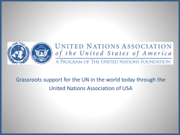 "United Nations 101" Downloadable Presentation