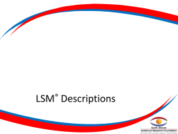 LSM® Descriptions