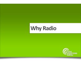 why radio slidedeck