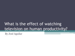 What is the effect of watching television on human - ast