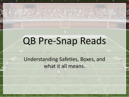 QB Pre-Snap Reads