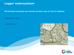 Legger watersysteem - Waterschap Vallei en Veluwe