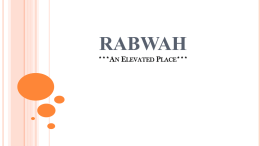 RABWAH Helevated PlaceeadQuarter of Ahmadiyya Muslim