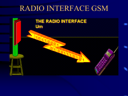 Radio Interface GSM