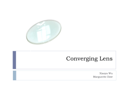 Converging Lens