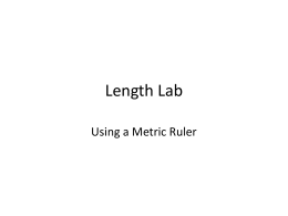 Length Lab Answers