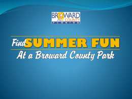 Best of Broward - Find Summer Fun at a Broward County Park