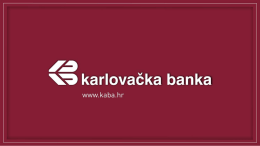 karlovačka banka - hostov breg