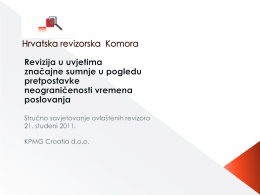 Radionica 2 - Hrvatska revizorska komora
