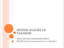 Sistem analizi ve tasarımı-4