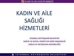 anemi ve anemide beslenme - İstanbul Büyükşehir Belediyesi