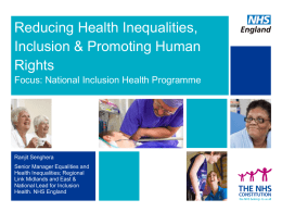 &ldquo;Inclusion&rdquo; groups