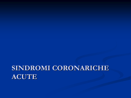 Sindromi coronariche acute - short 2012