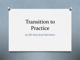 Transition to Practice PPT