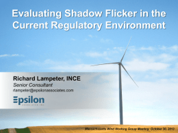 Evaluating Shadow Flicker in the Current Regulatory Environment