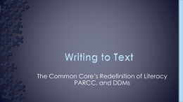 Writing to Text