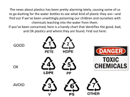 Avoid These Plastics