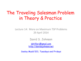 Lecture 14, 29 April 2014