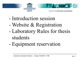 Presentatie Lab Introduction