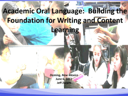 Academic Conversations - Dual Language Education of New Mexico