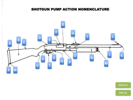 shotgun pump action nomenclature