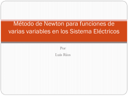 Método de Newton para funciones de varias