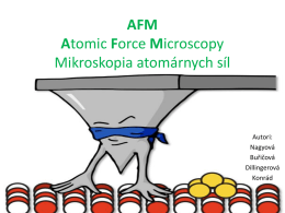 AFM Atomic Force Microscopy